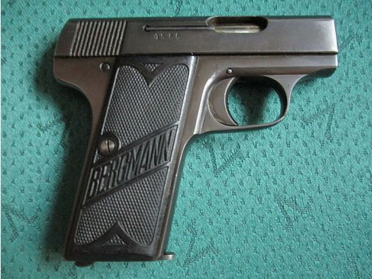 Pistola 6,35mm Bergmann Nr. 3 dalla collezione 3