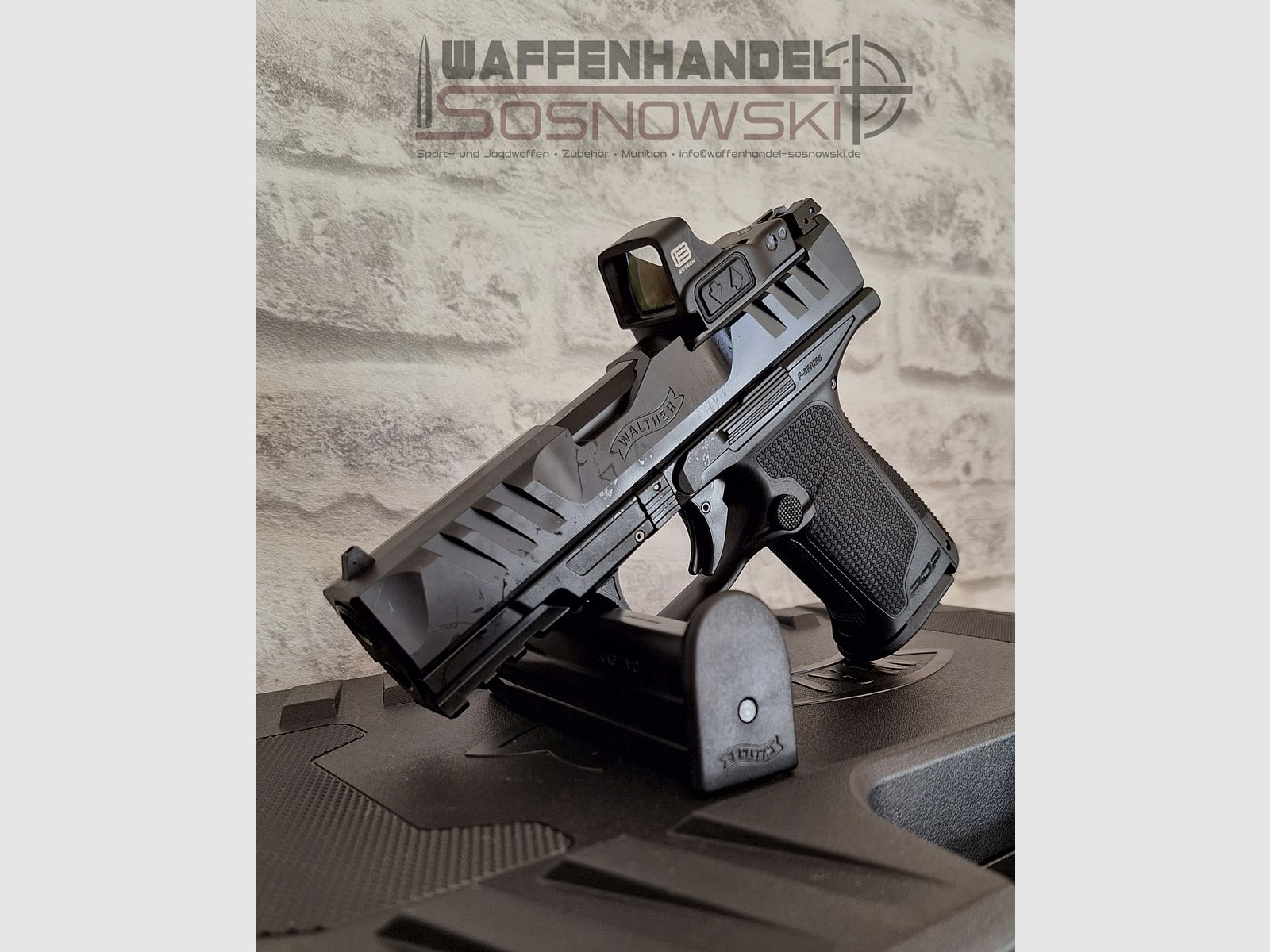 Pistole Walther PDP F-Serie OR 4" 9mm Luger & EOTech EFLX Mini Reflex Sight