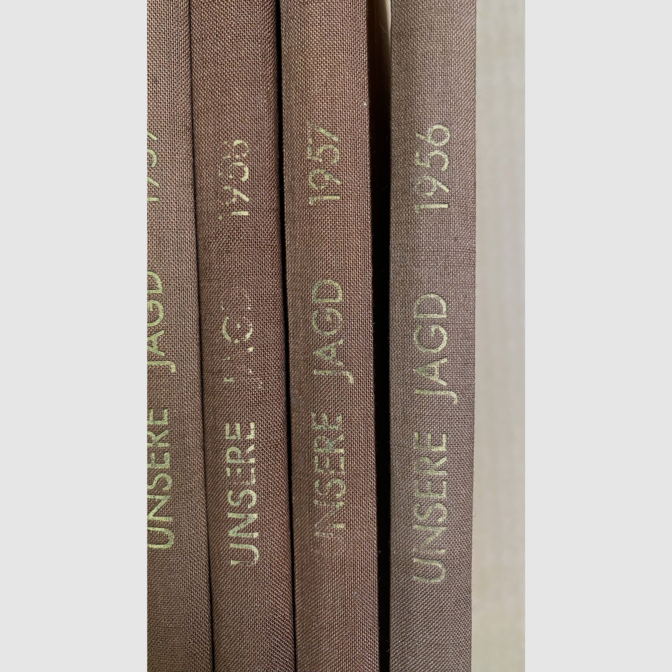Nuestra revista de caza de 1956 a 2020, colección única para amantes, 65 ediciones anuales, ediciones encuadernadas de 1956 a 2015, sala de caza, libros de caza