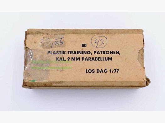 Dynamit Nobel Manöver Training Patronen 9mmLuger/Parabellum/9x19
