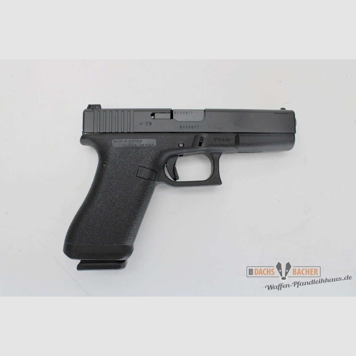 Pistolet Glock 80 Modèle Anniversaire Cal 9 Para avec Boîte de Collection
