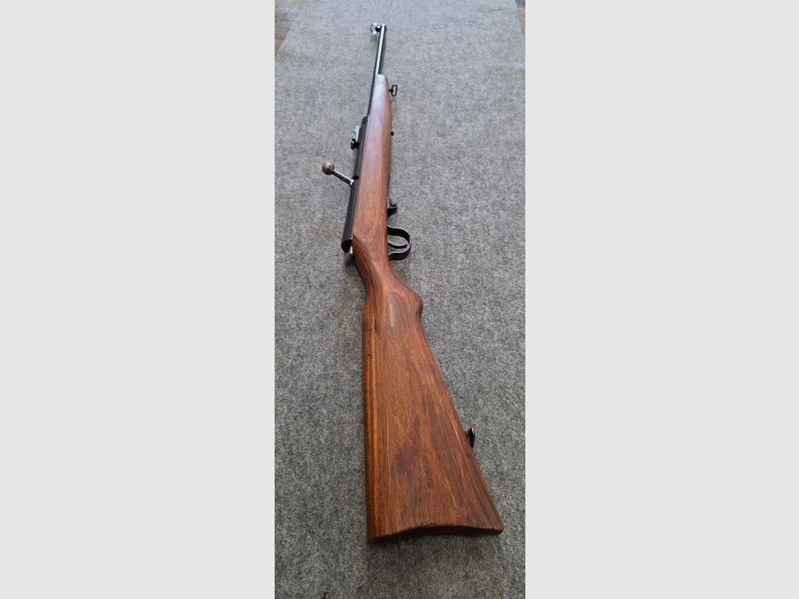 Haenel Mod. 49a z kolbą z drewna warstwowego z 1957 roku w dobrym stanie, samopowtarzalny, nie 310