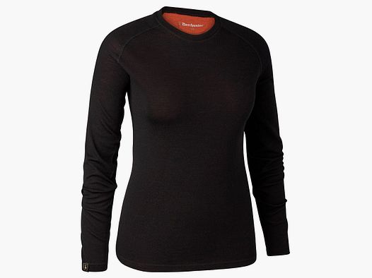 Deerhunter Unterhemd Lady Quinn Merino Black Oak