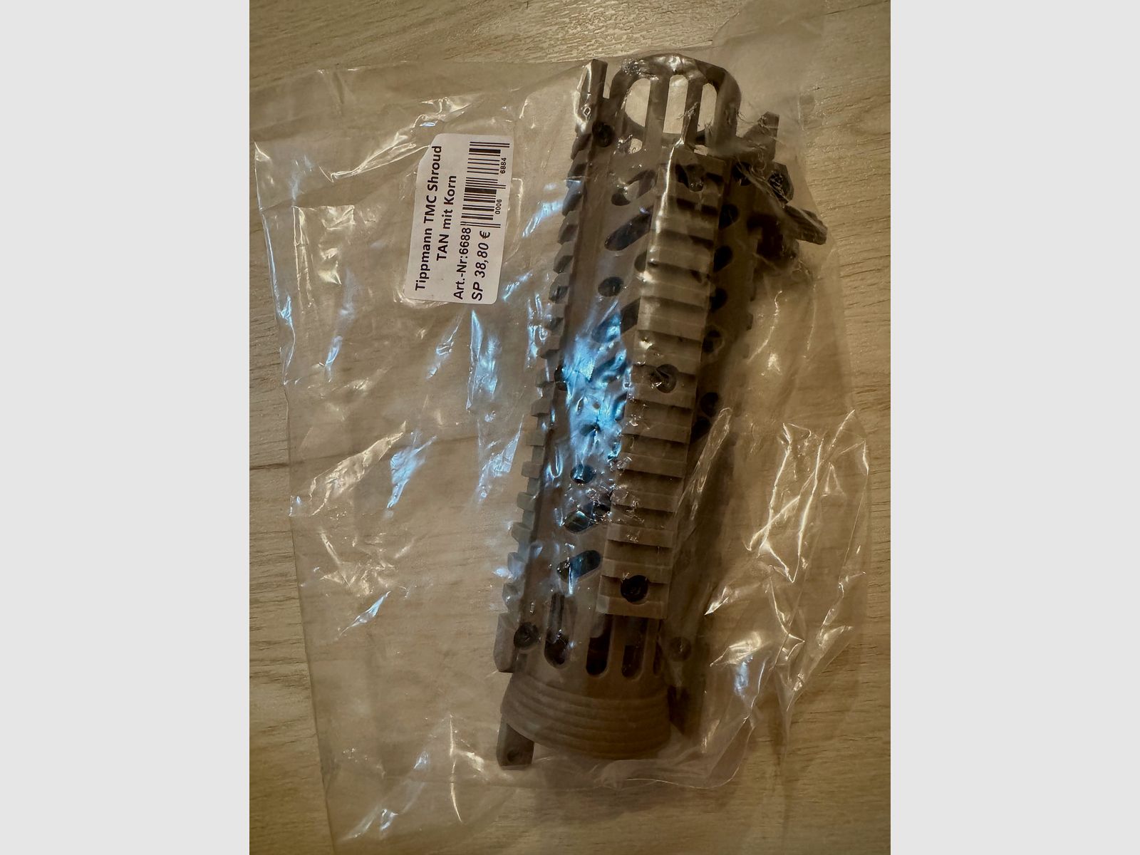 Tippmann TMC Shroud TAN con front sight