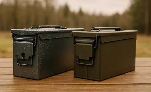 Wasserdichte vs. Wetterfeste Munitionsboxen