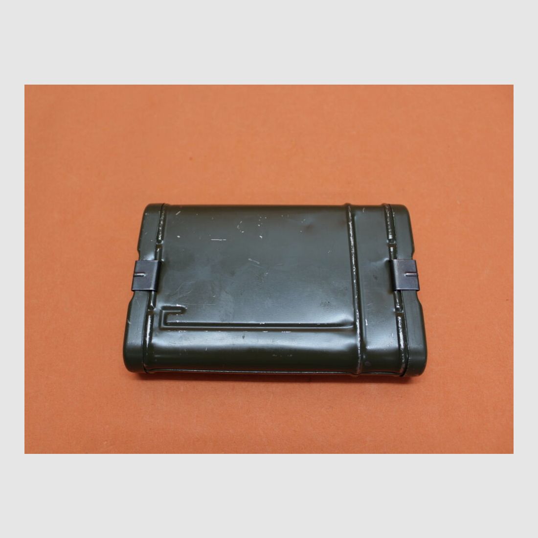 BUND SURPLUS Heckler&Koch/H&K HK G3: Reinigungsgerät BUND 7,62mm Putzzeug mit Reinigungskette/ Stahlblechdose