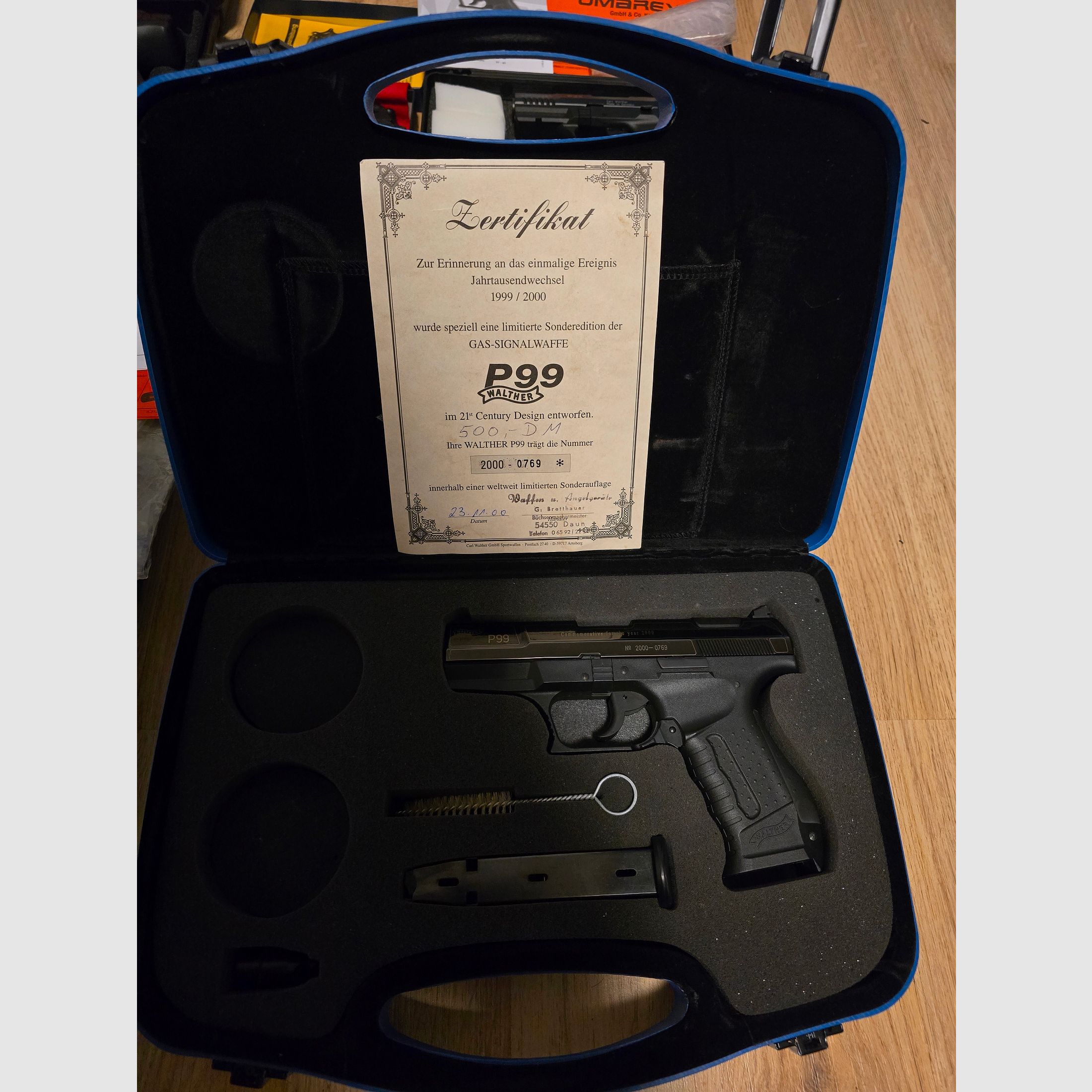 Schreckschusswaffen Walther Röhm P99 P22 Sonderedition RG70 