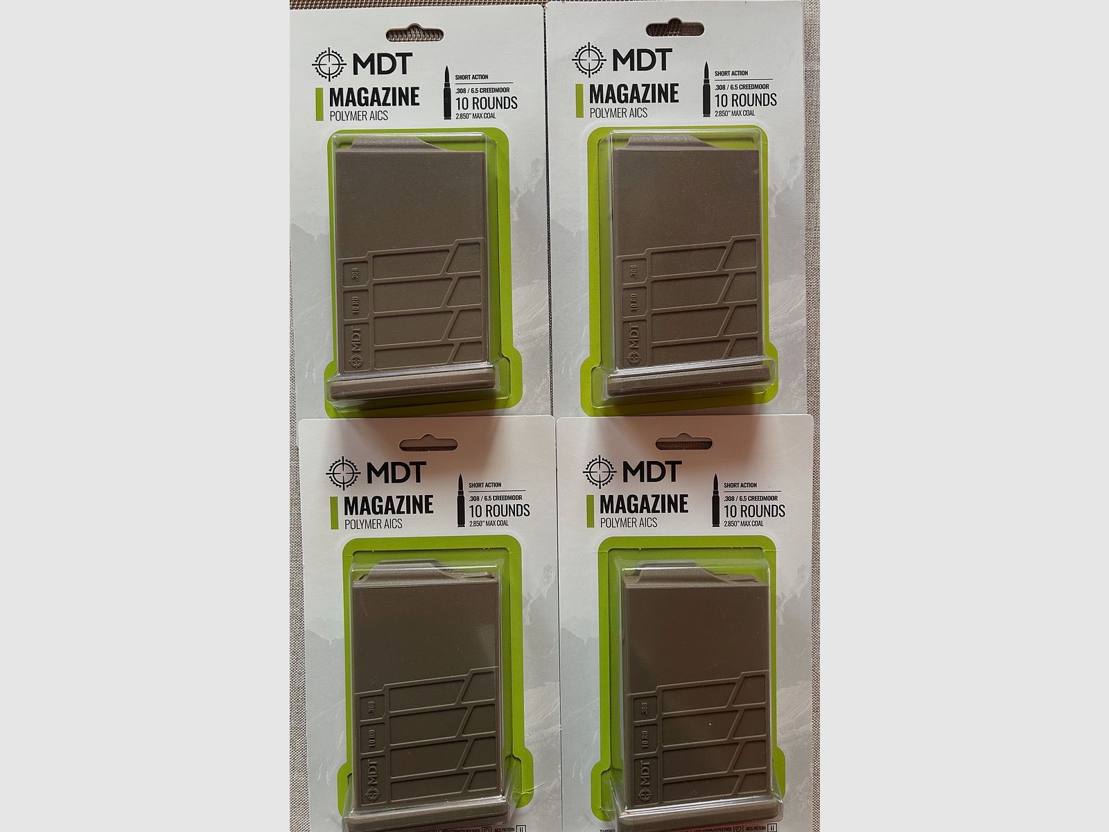 MDT Polymer Magazin  FDE Kaliber .308 , 6,5 usw.