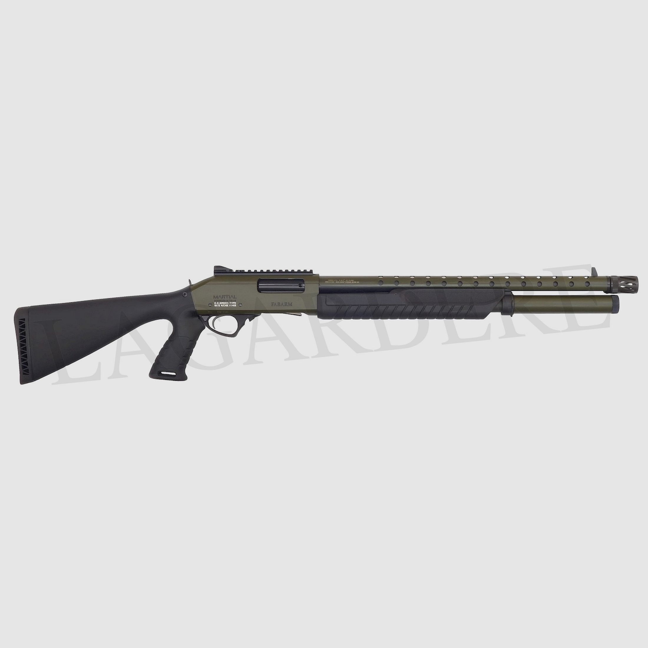 FABARM MARTIAL O.D. GREEN 20" NATO (VORDERSCHAFTREPETIERFLINTE)
