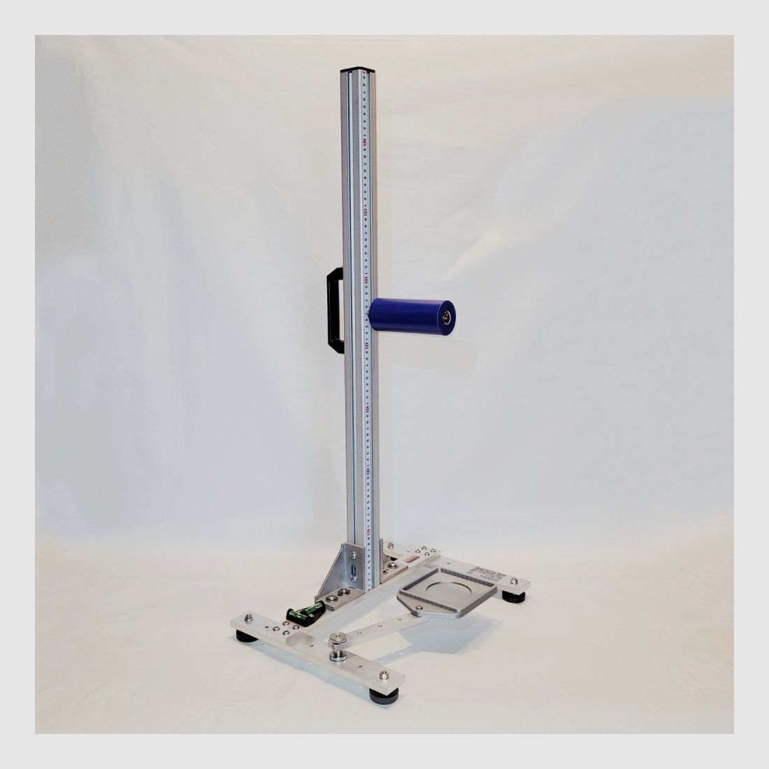 KGF Auflagestativ - Auflageständer Alu H-800-Ultimate mit Buchenholz-Auflage, Waage, Griff, Maßband + Munitionshalter