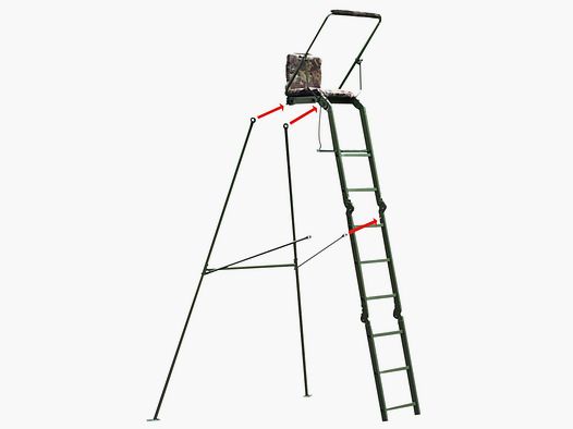 Support Berger & Schröter pour chaises de chasse