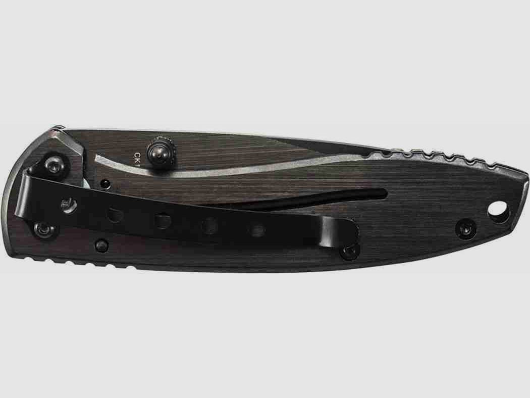 SMITH & WESSON EXECUTIVE FRAME LOCK FOLDING KNIFE DROP POINT BLADE STEEL HANDLE, billede 2 af 2