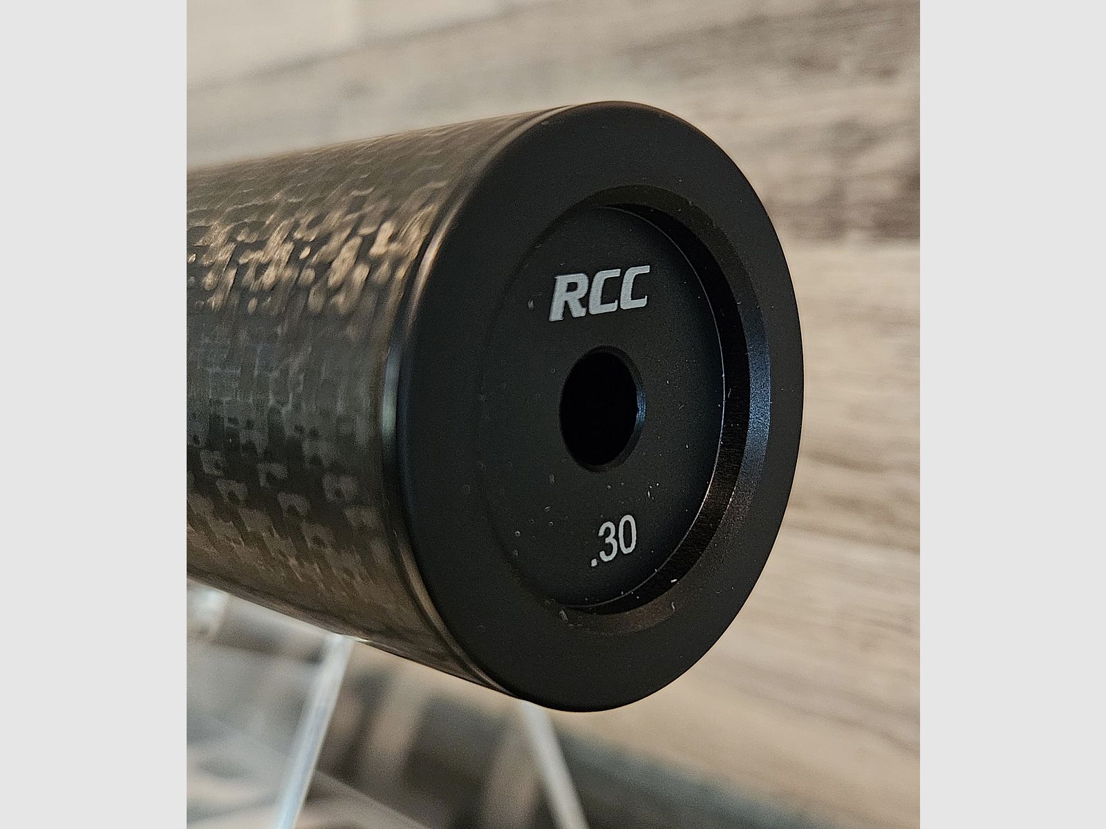 Overbarrel Schalldämpfer RCC Carbon 44 Hunter Kal. .30 Gewinde 5/8"-24 - Neuware vom Fachhandel, Bild 2 von 3