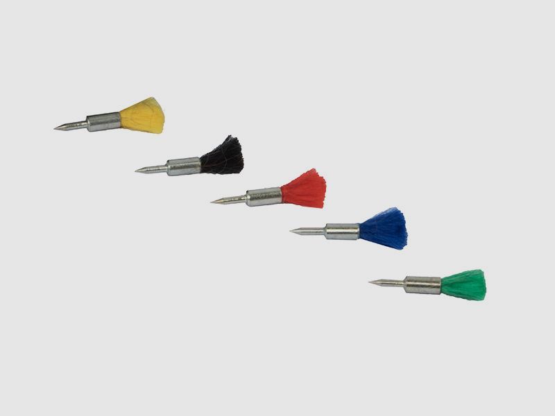 Federbolzen Kaliber 4,5 mm farblich gemischt 25 StĂĽck