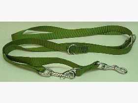 Multipurpose leash 2 m - 20mm wide, green