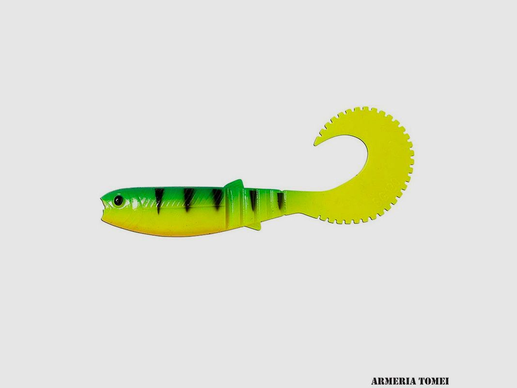 SAVAGE GEAR – LB CANNIBAL CURL TAIL FIRETIGER 10 CM / 5 G