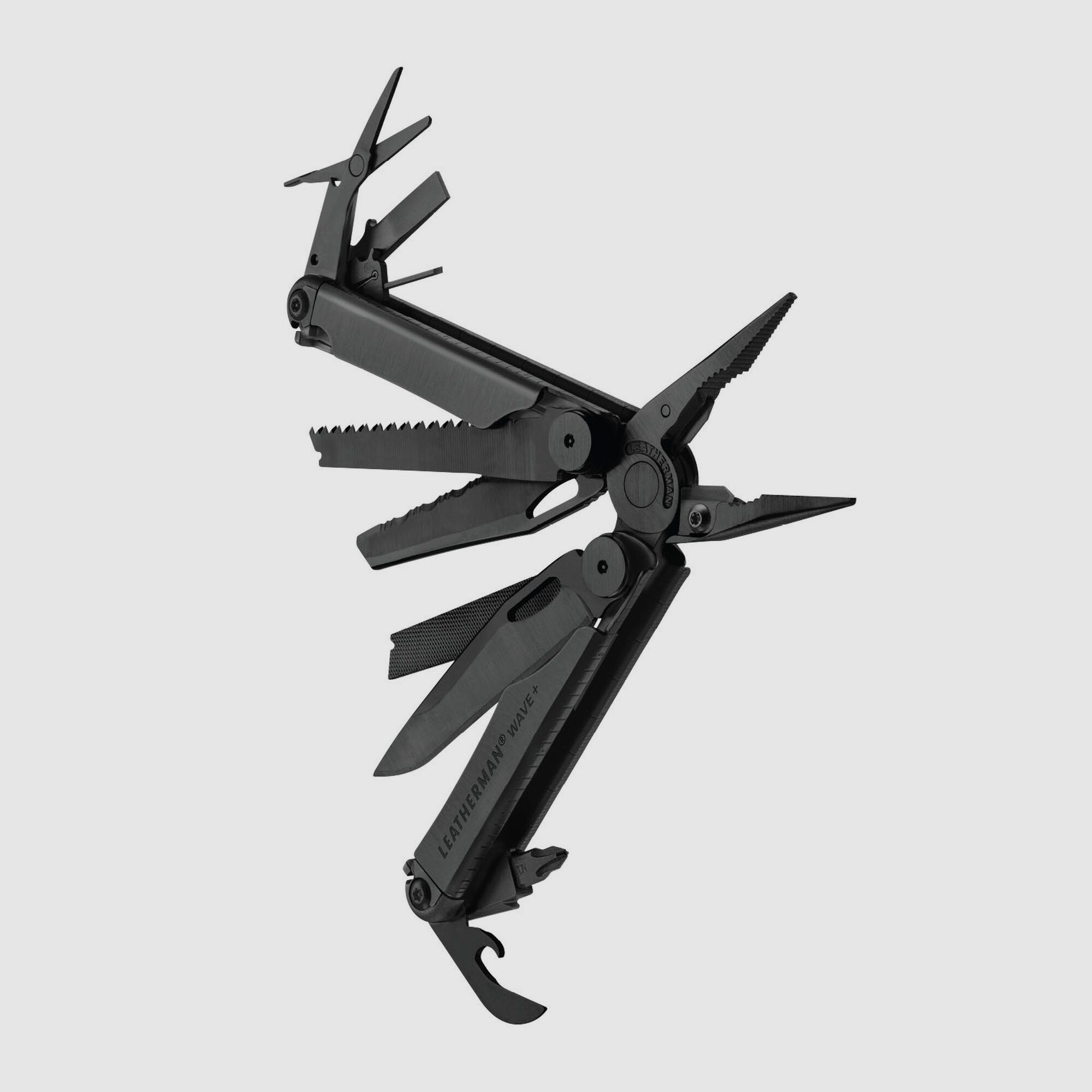 Leatherman WAVE + Black, Molle Holster, Schwarz