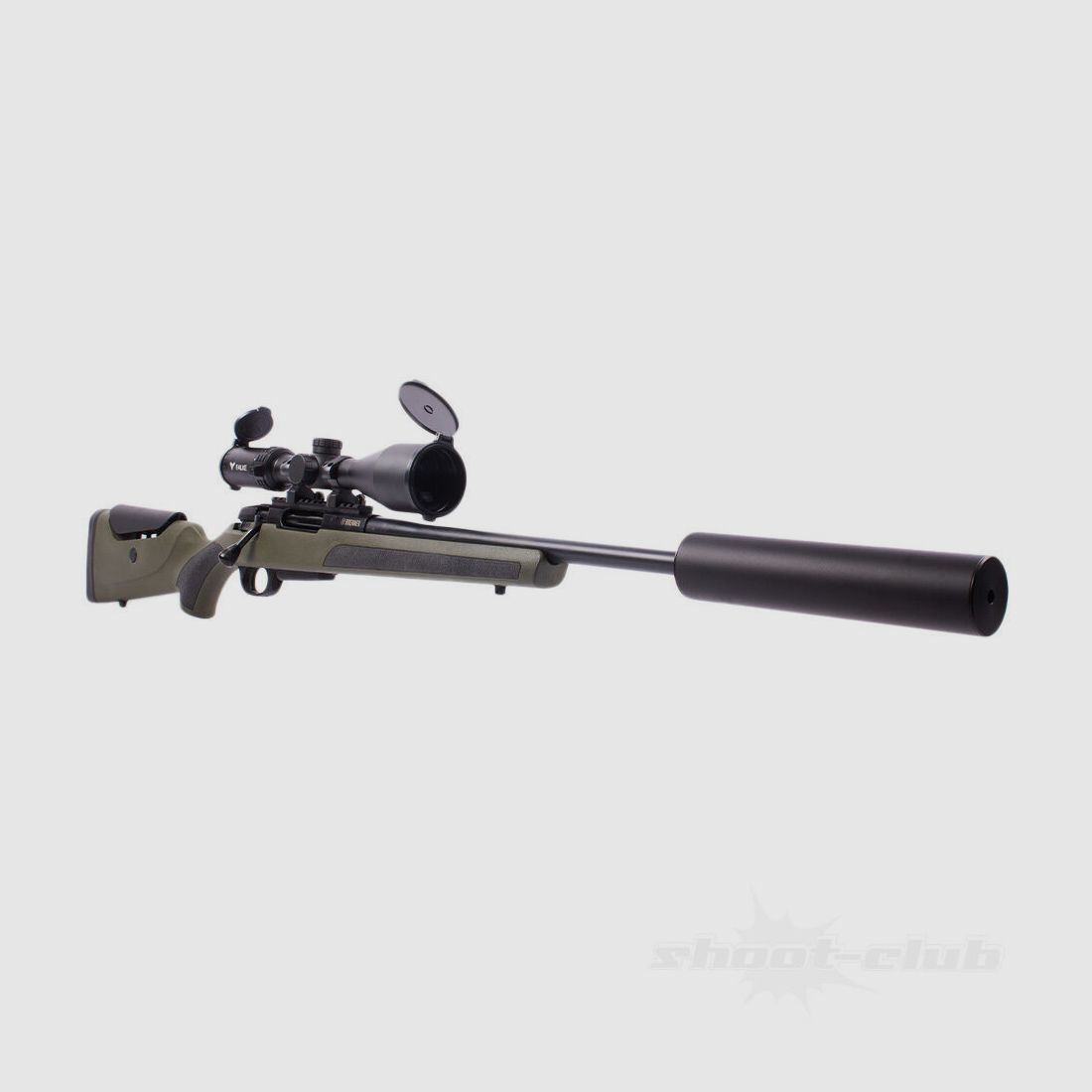 Brenner Brenner BR20 Polymer Green Set 2 mit Jaki Schalldämpfer