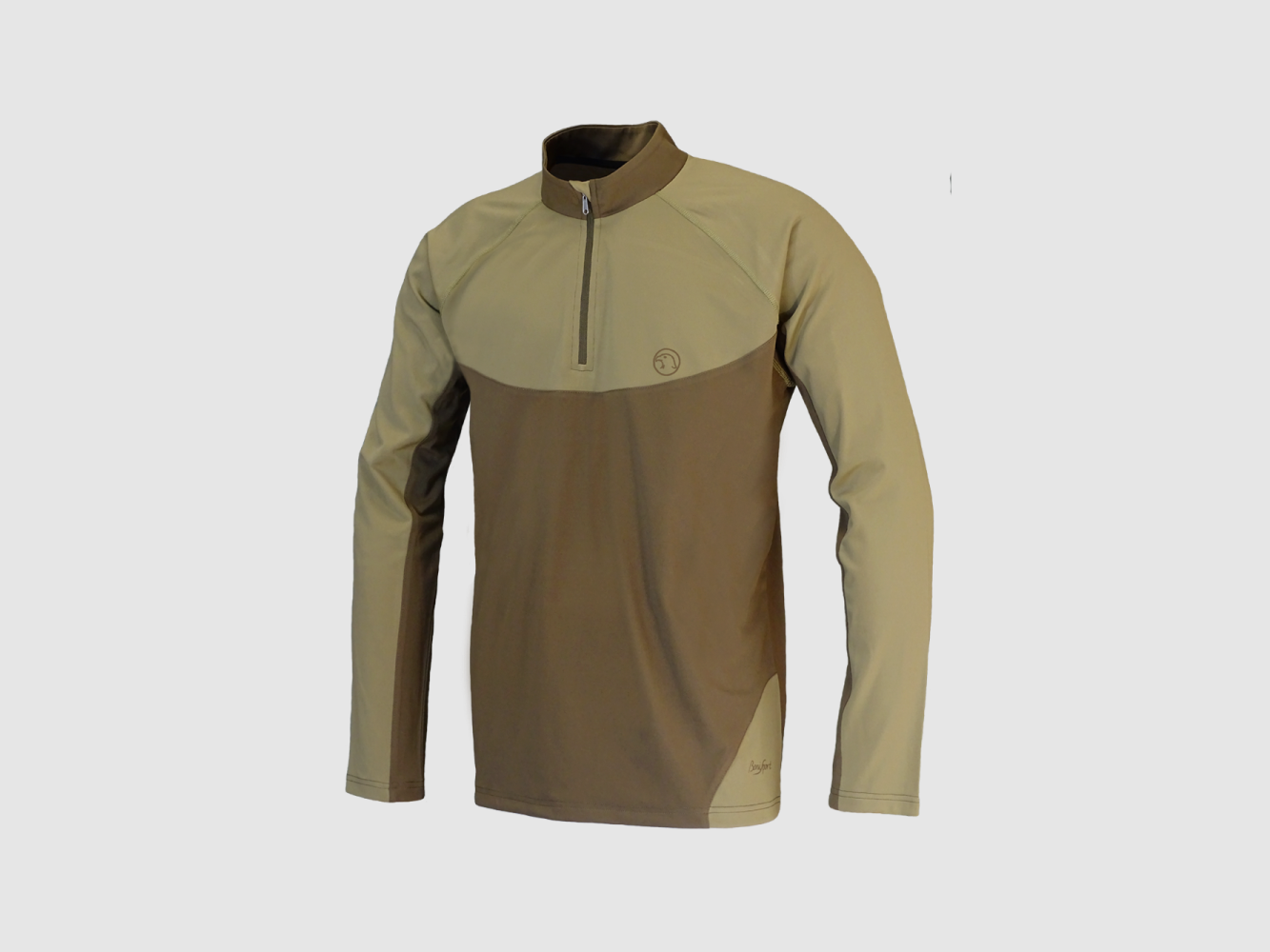 KOSZULKA BENISPORT BICOLOR «TINEO» Z KOLNIKIEM Z SUWAKIEM