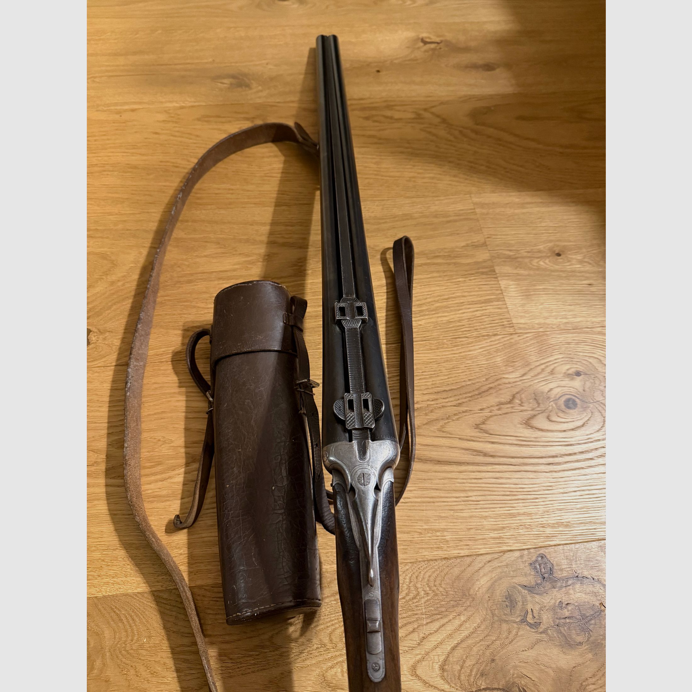 Dwulufowa strzelba/strzelba poprzeczna Bühag Suhl kal. 16/70