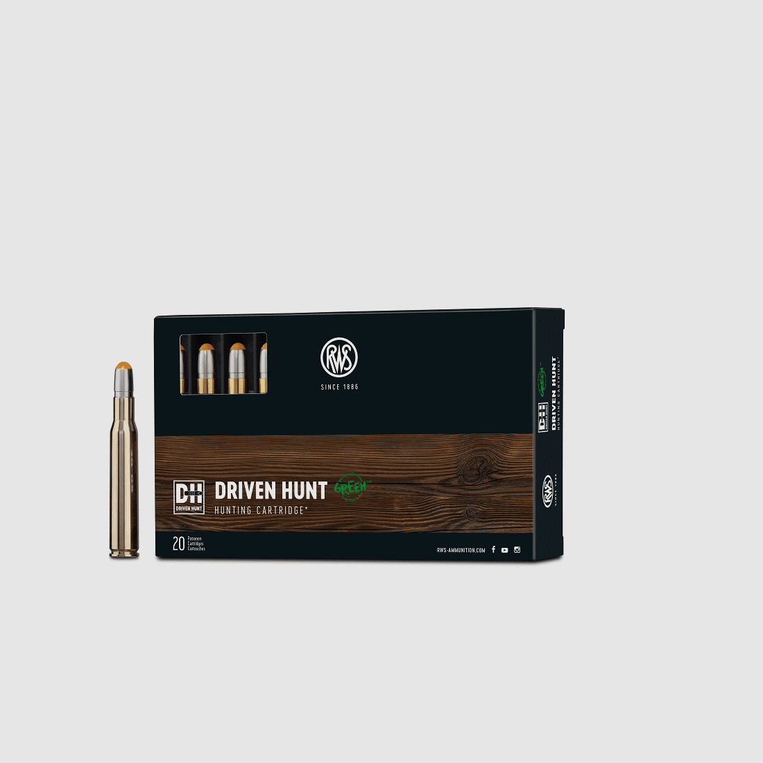 RWS Driven Hunt Cal. .30-06 10.7g/165grs. - 20 pcs.