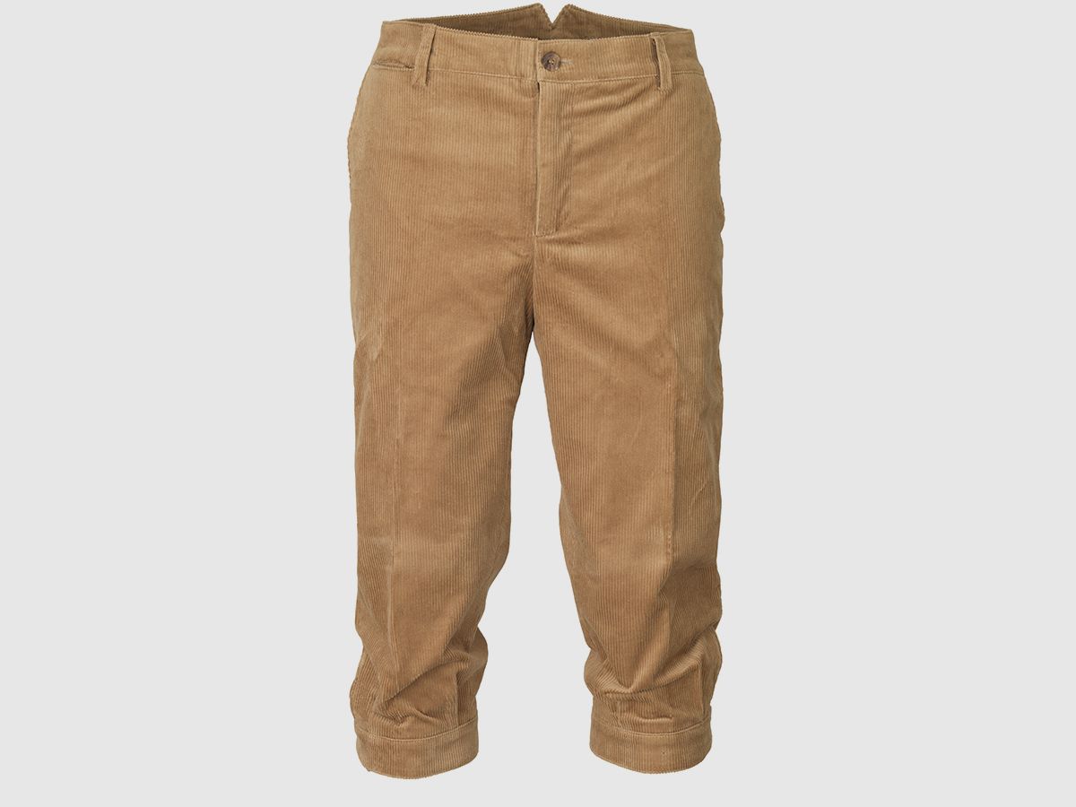 Laksen Herren Kniebundhose Cord Mayfair in Camel