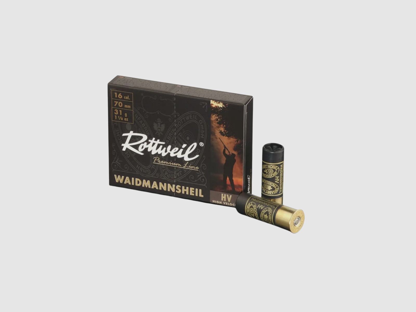 Rottweil Waidmannsheil 16/70 HV 2,7mm 10 Schuss