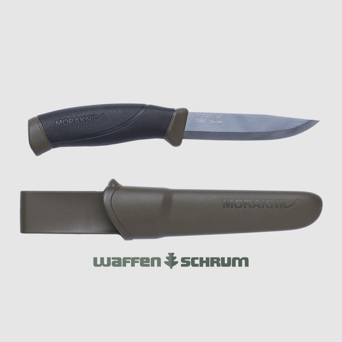 MORA Outdoormesser Companion   Military Grün