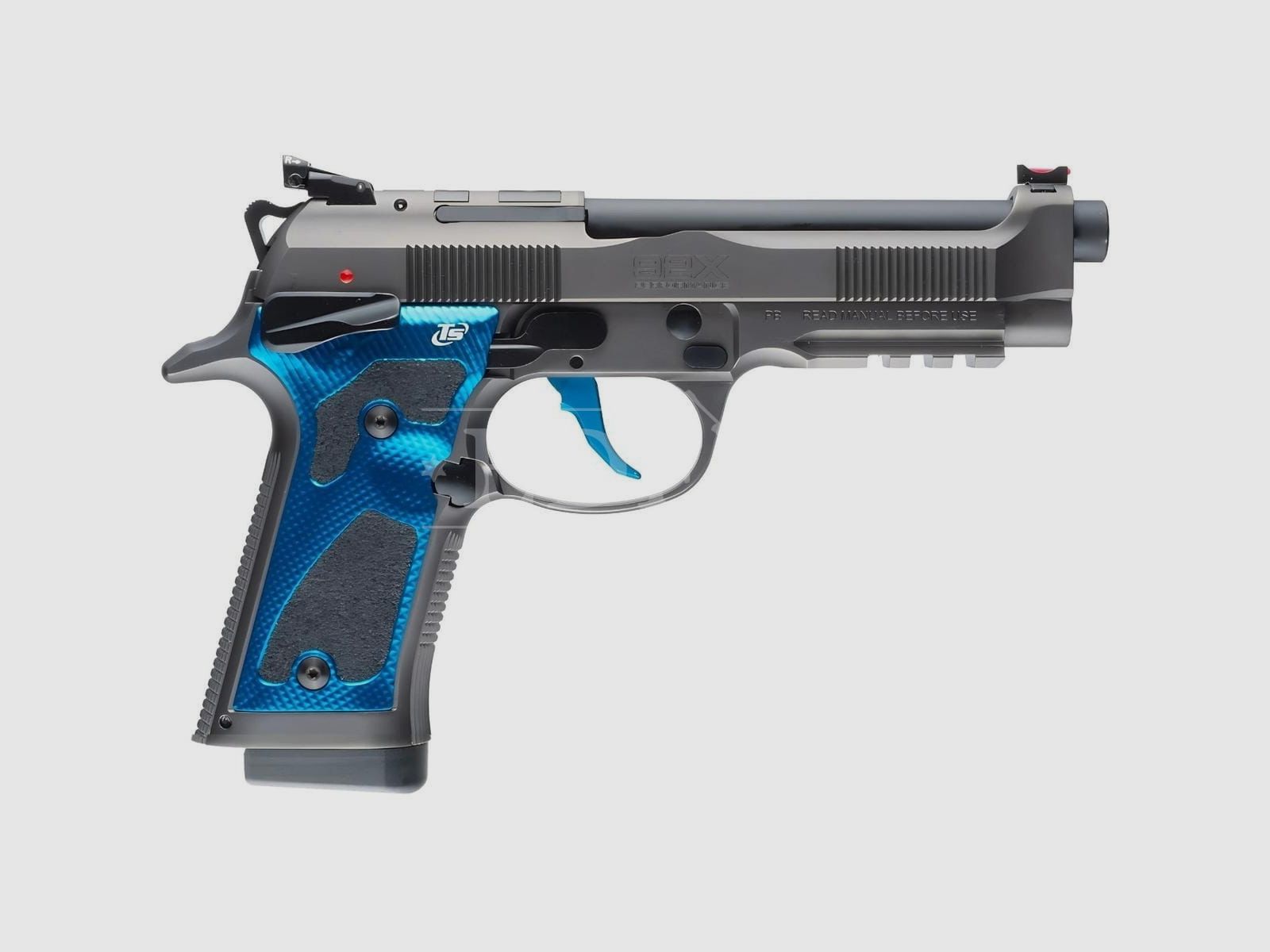 Pistolet samopowtarzalny BERETTA 92X Performance Optic Dark Blue kal.9Para Optics Ready, zdjęcie 3 z 4