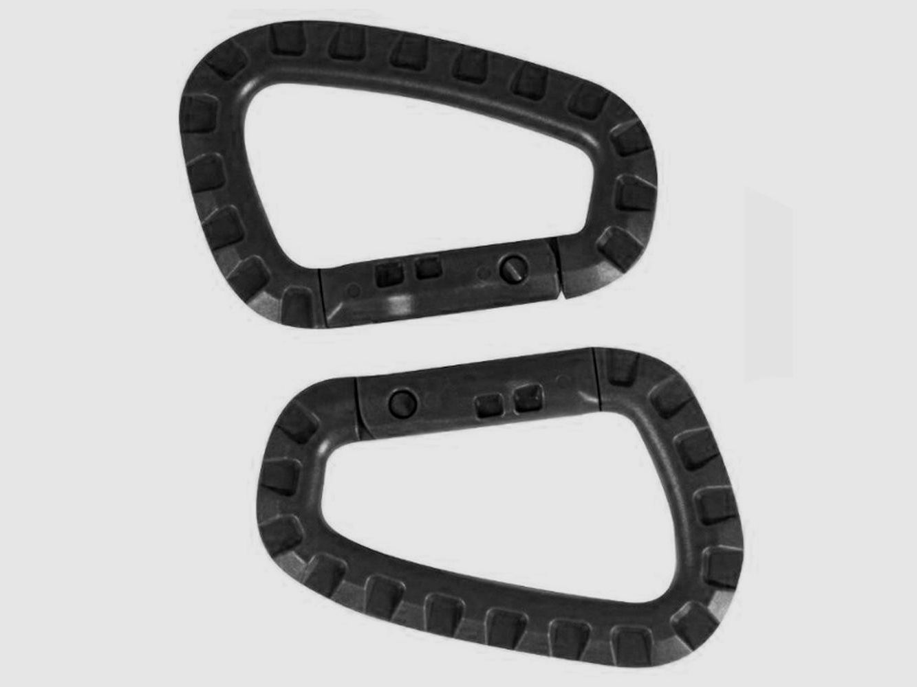 Taktischer Viper-Mosqueton Schwarz - Robustes Stahl - Sicheres Verriegelungssystem - Für Militär- und Outdoor-Einsatz, Bild 1 von 2