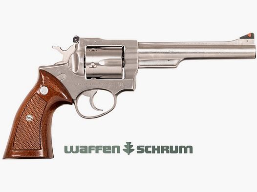 Ruger Security Six in acciaio inossidabile .357Mag, impugnature in legno LL: 6 pollici