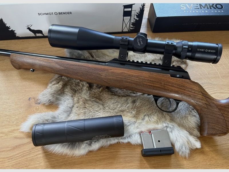 Anschutz Cal. 17 Hornet con 4-16x50 Schmidt & Bender