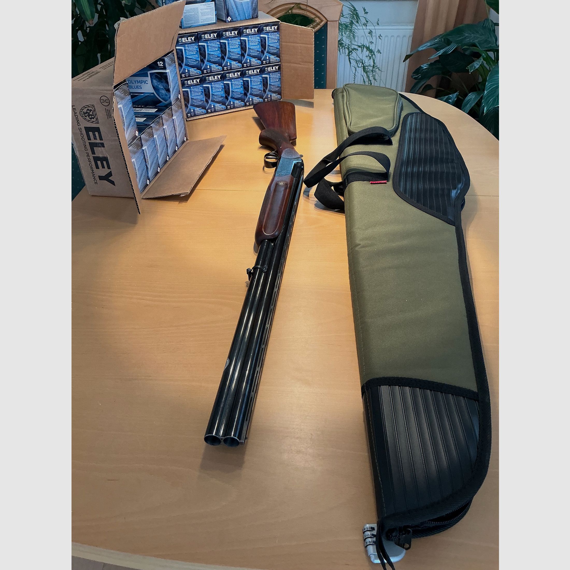 double-barrel shotgun