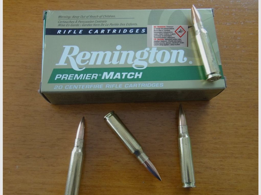 Remington Remington Premier Match .308Win. 10,9g/168grs., Bild 1 von 2