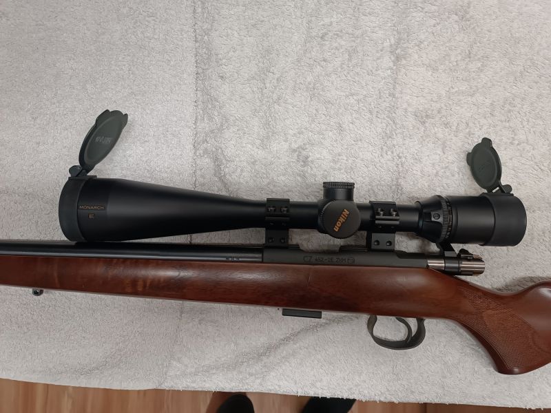 cz 452 2e 22lfb. schwerer Lauf mit Nikon Monarch e 6-24 x50 matte FCD