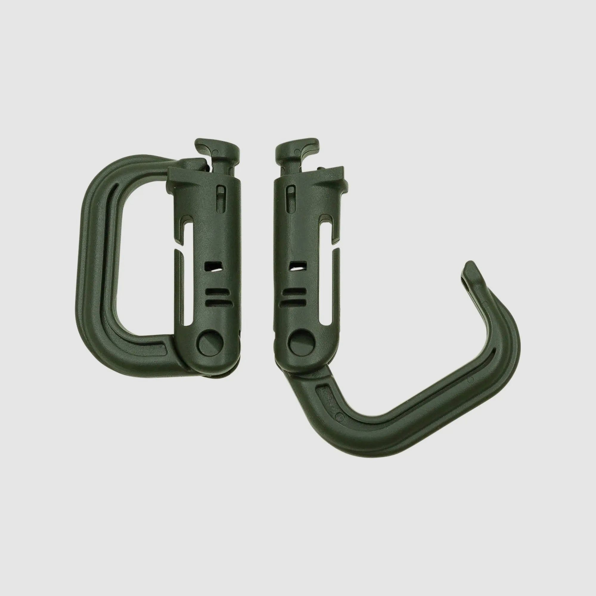 MFH MFH Karabiner Plastik Molle 2er Pack oliv