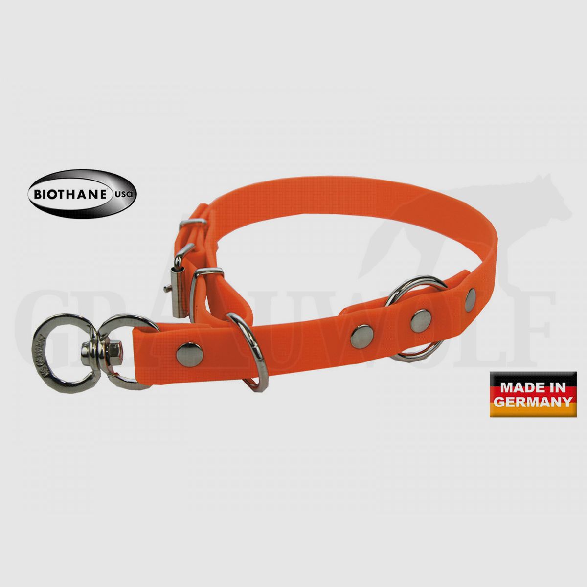 AKAH BioThane® Halsung signalrot 50 cm