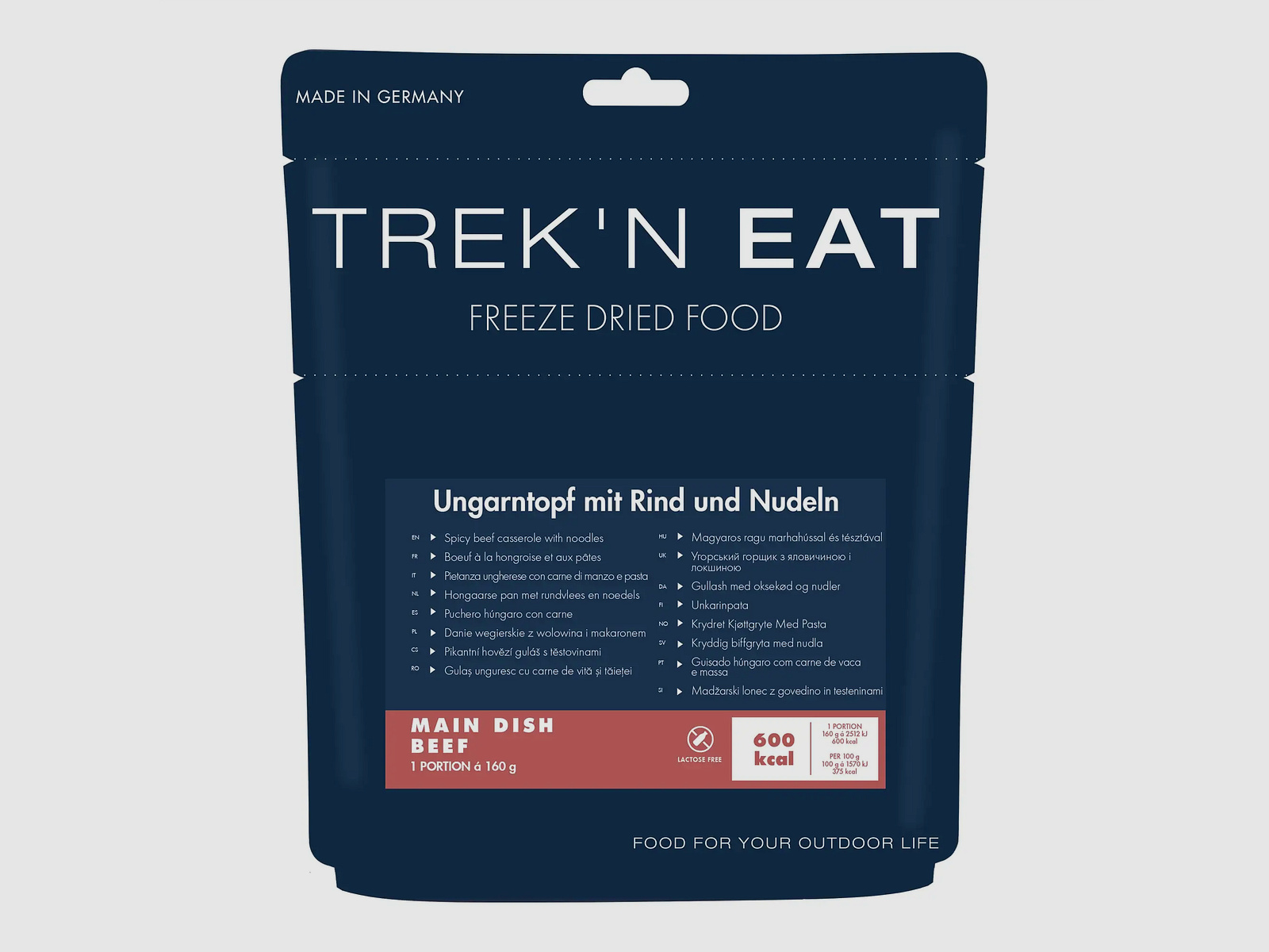 Trek'n Eat Trek'n Eat Węgierski Garnek z Wołowiną i Makaronem