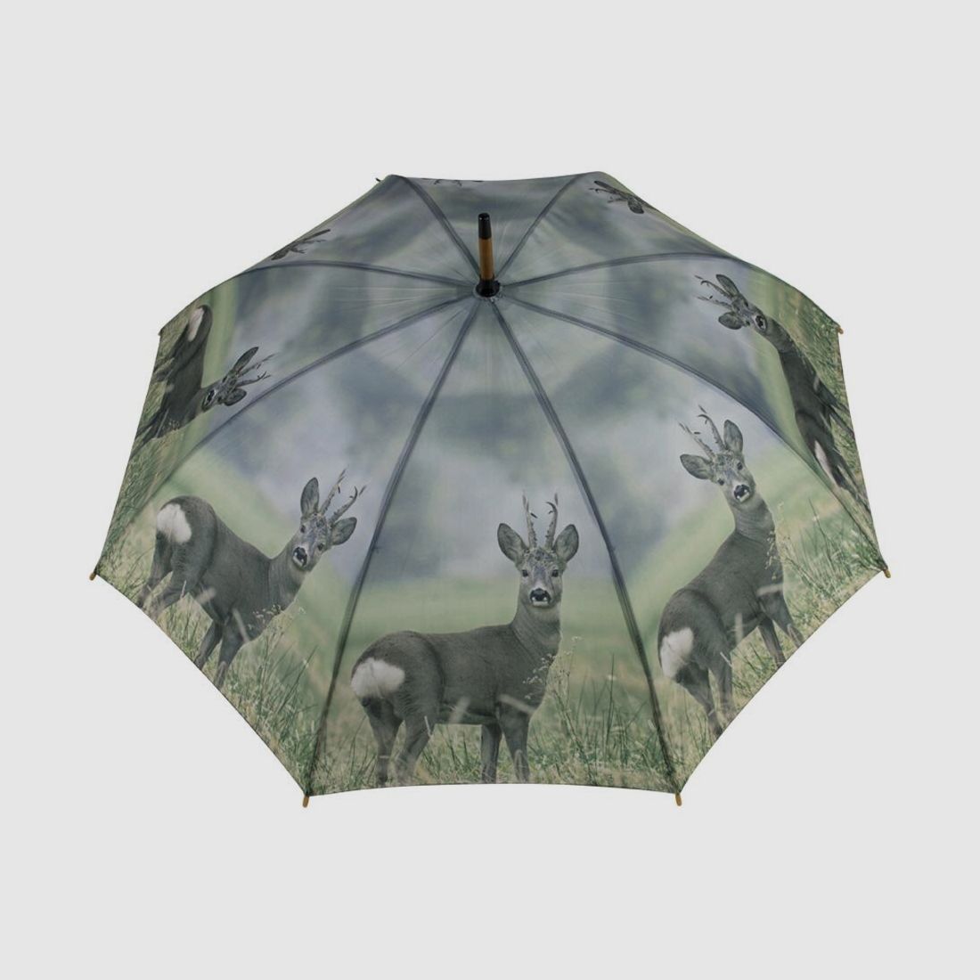 Lovergreen Outdoor Motiv Regenschirm Motiv: lauschender Hirsch