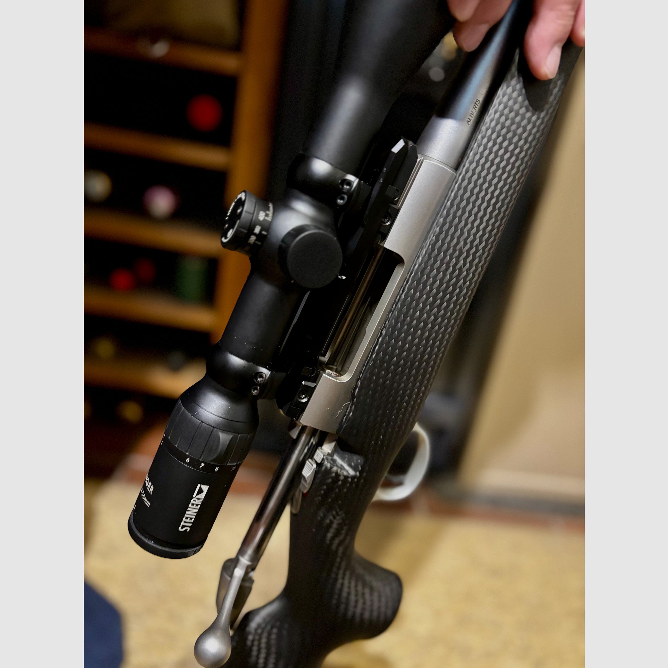 SAKO 85 Carbonlight M .308 Win Premium complete package | new SAKO carbon stock 2026 | Steiner Ranger 4 - 16 x 56 BC | Stalon XE108 suppressor | Dentler rail | 5100 € negotiable, image 6 of 19
