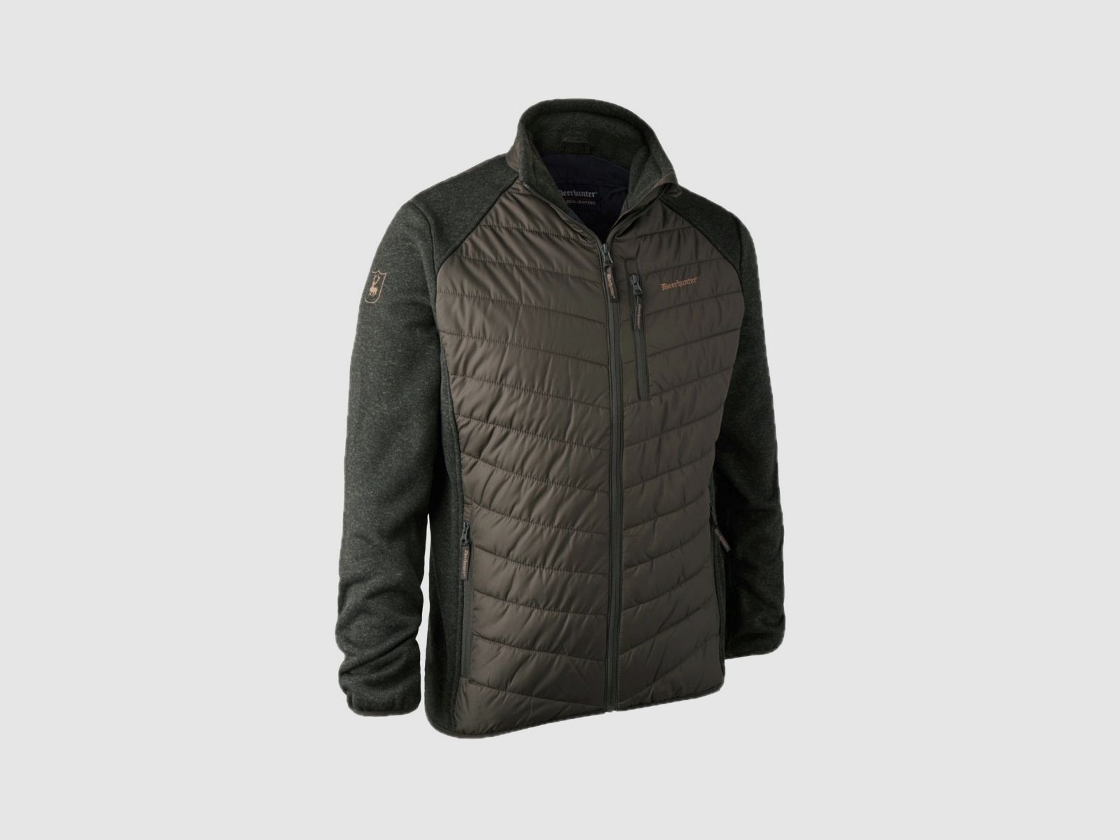 DEERHUNTER Moor Jacke wattiert mit Strick Timber