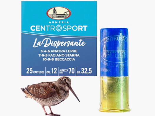 ARMERIA CENTROSPORT – Hagelpatronen – F2 DISP. Lood 10-9-8 BLAUW