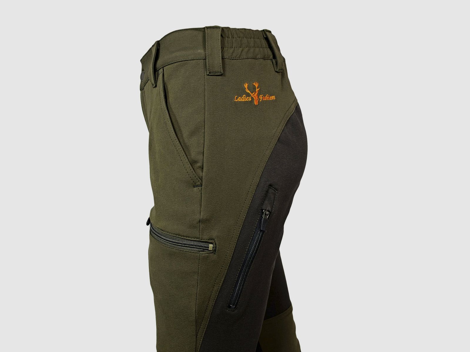 Hubertus Emma Jagdhose Olive/Braun, Bild 4 von 5