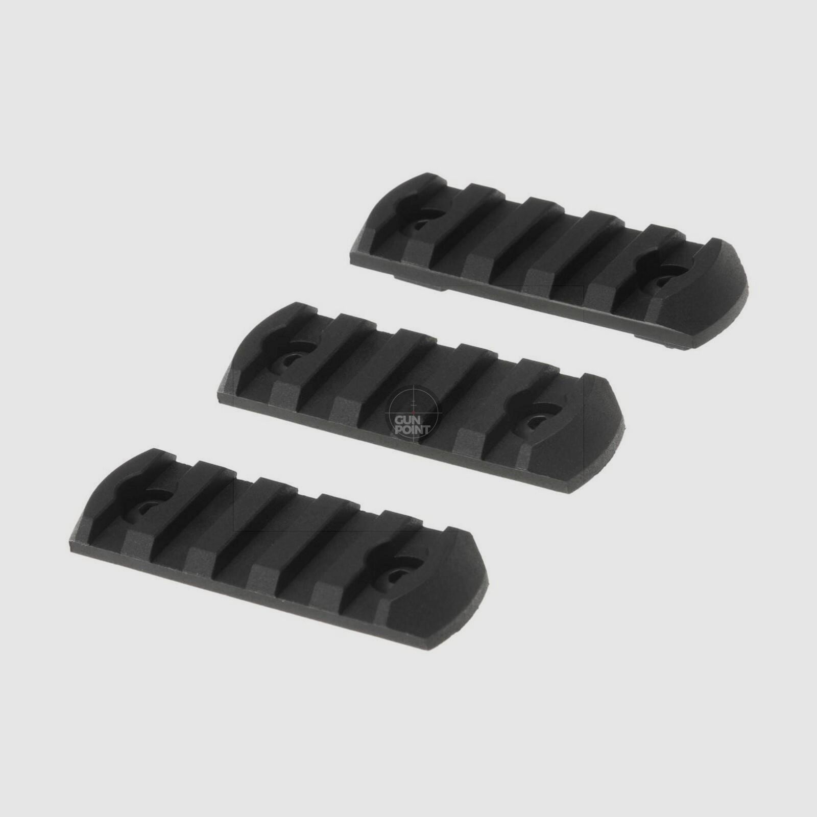 VFC M-Lok Rail Section 5 Slot 3-Pack-Schwarz