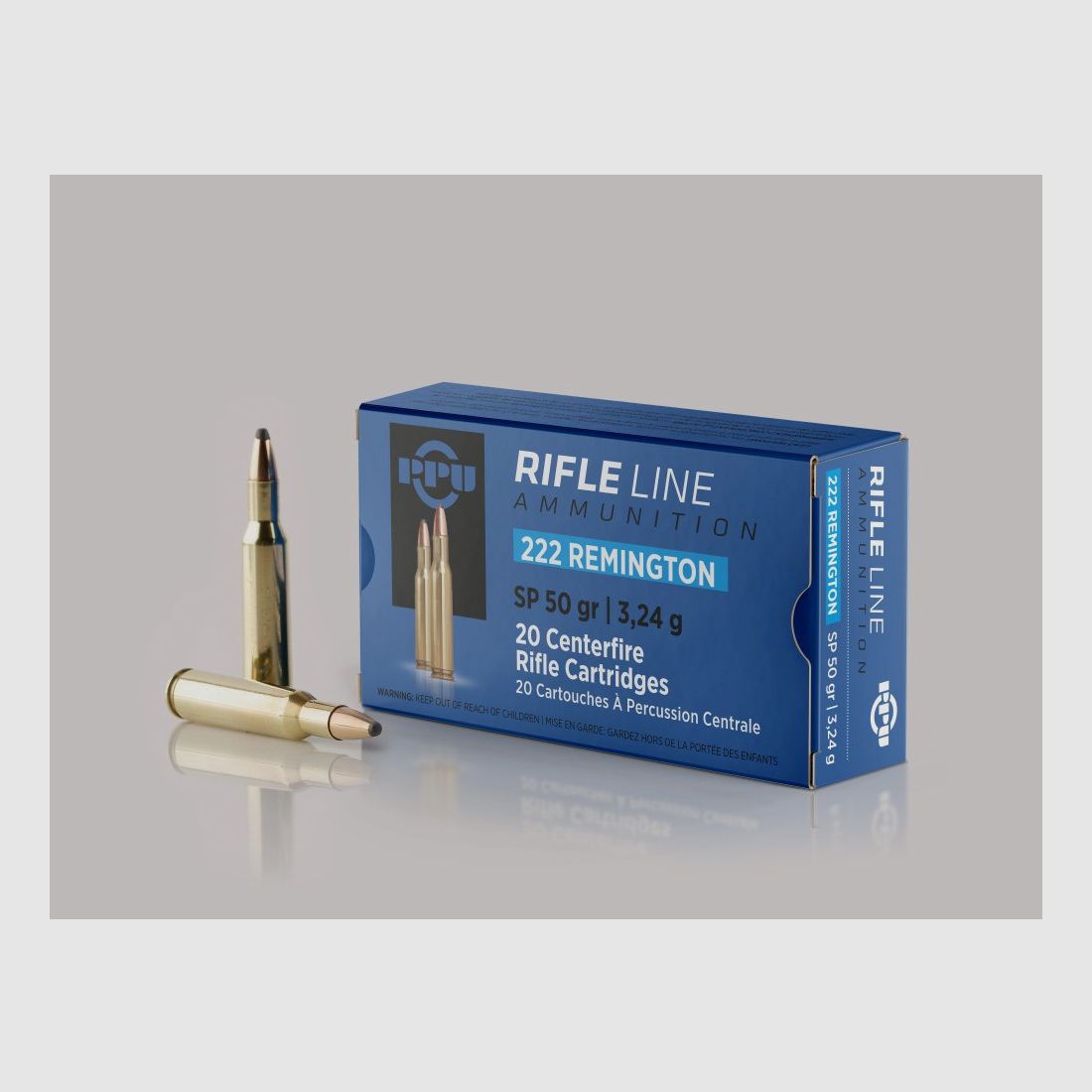 Partizan .222 Remington 3,24gr/50grain - 20stk, billede 3 af 4