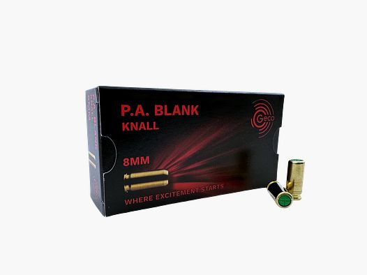 GECO blank cartridges 8 mm