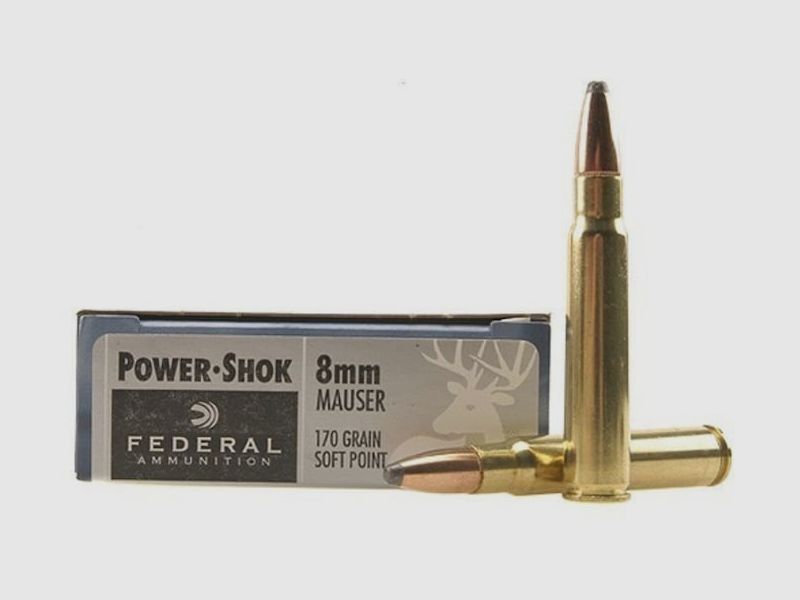 Federal Power-Shok 8mm Mauser 170GR JSP 20 Patronen