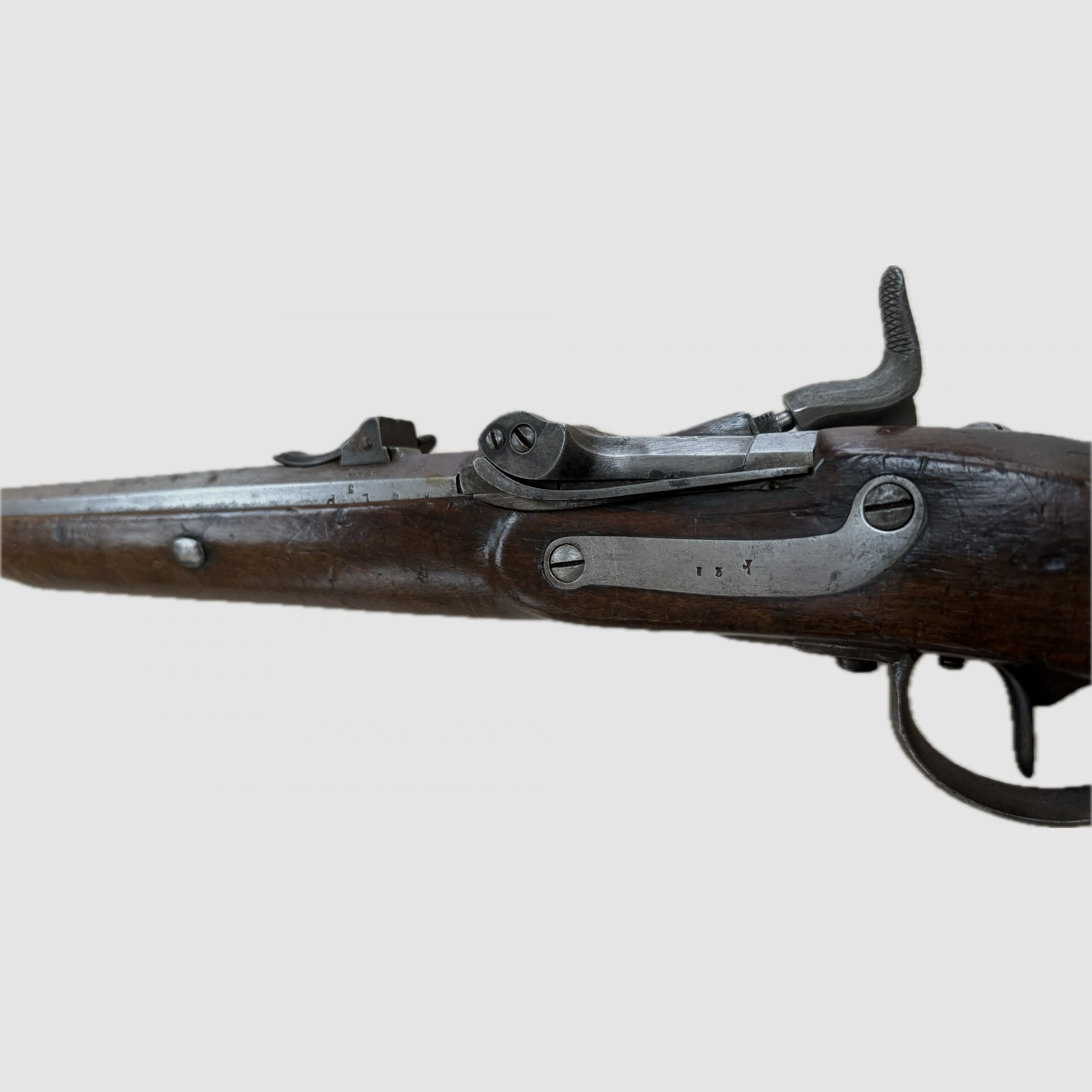  Wänzel Jägerstutzen M1854/67 Kal. 14 x 33R Wänzel mit original Bajonett und Patrone