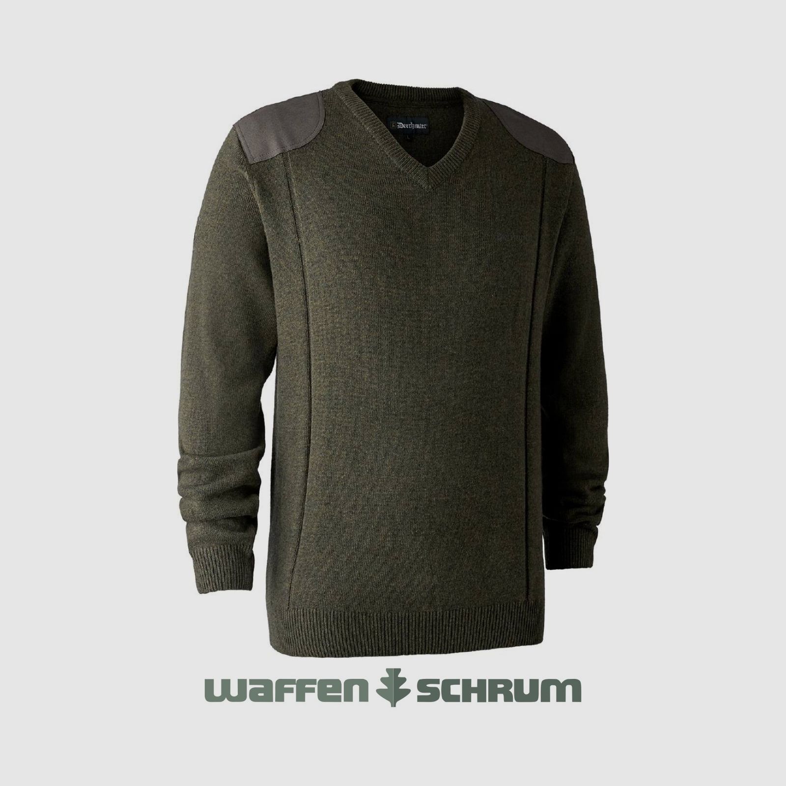 Deerhunter Pullover Sheffield with V-neck Cypress