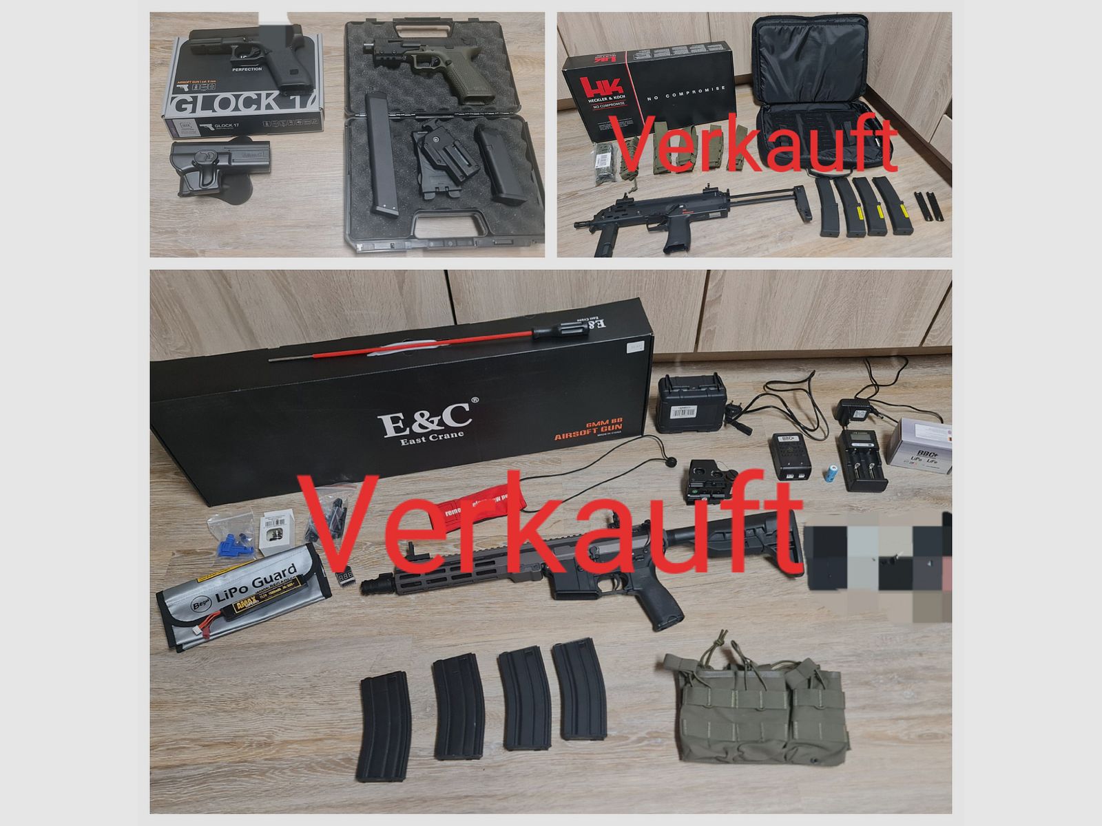 Airsoft Pistole Novritsch SSP18 GBB, VFC Glock 17 Gen5 GBB